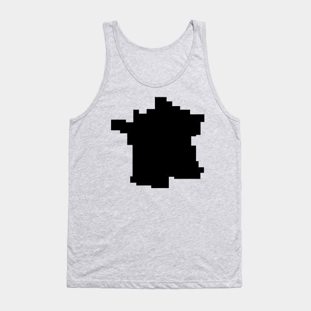 France Pixel Tank Top by ArtbyCorey